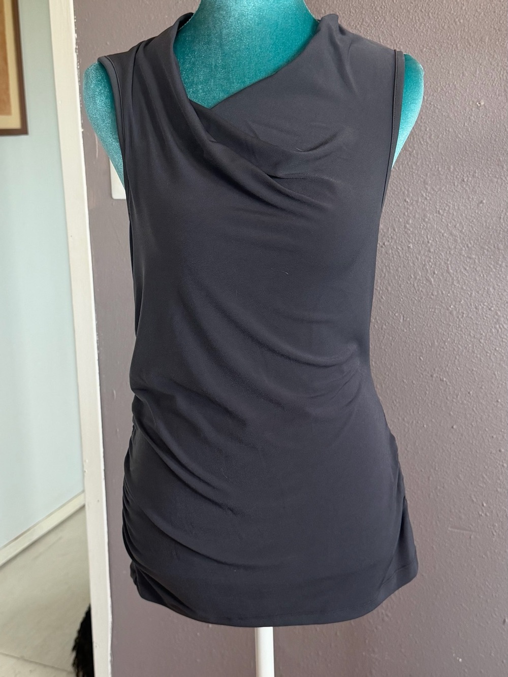Calvin Klein Black Top with Logo Tag